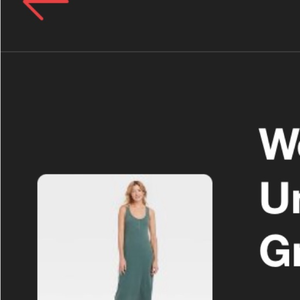 Universal Thread Green Tank Dress - Picture 7 of 7